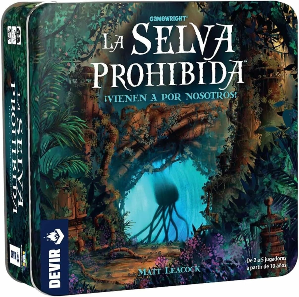 Devir - La Selva Prohibida, Juego de Mesa, Juego con Amigos, Juego Cooperativo, Juego de Mesa de Exploración (BGSELSP)