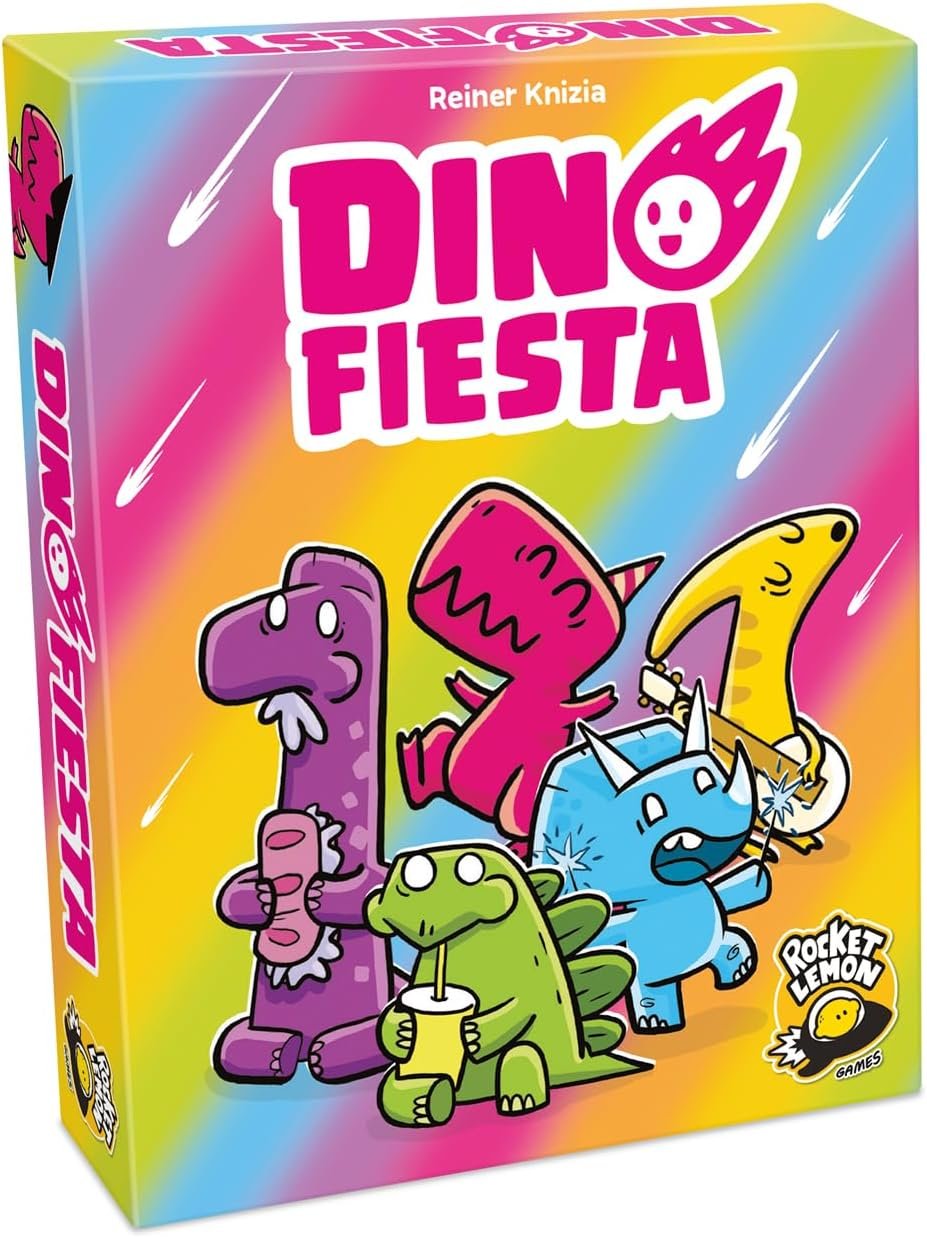 Dino Fiesta - Juego de Cartas - Juego de Mesa - Dinosaurios