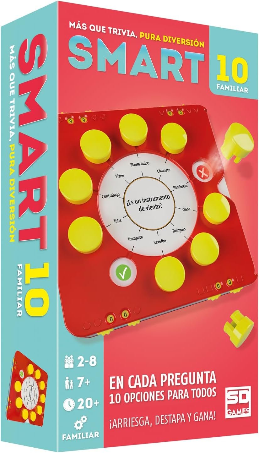SD GAMES Juego De Mesa Smart 10: Familiar