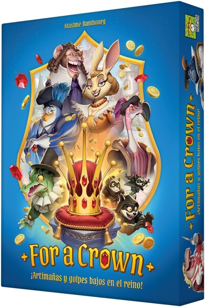 Asmodee For a Crown, Juego de Mesa, A Partir de 8 Años, De 3 a 5 Jugadores