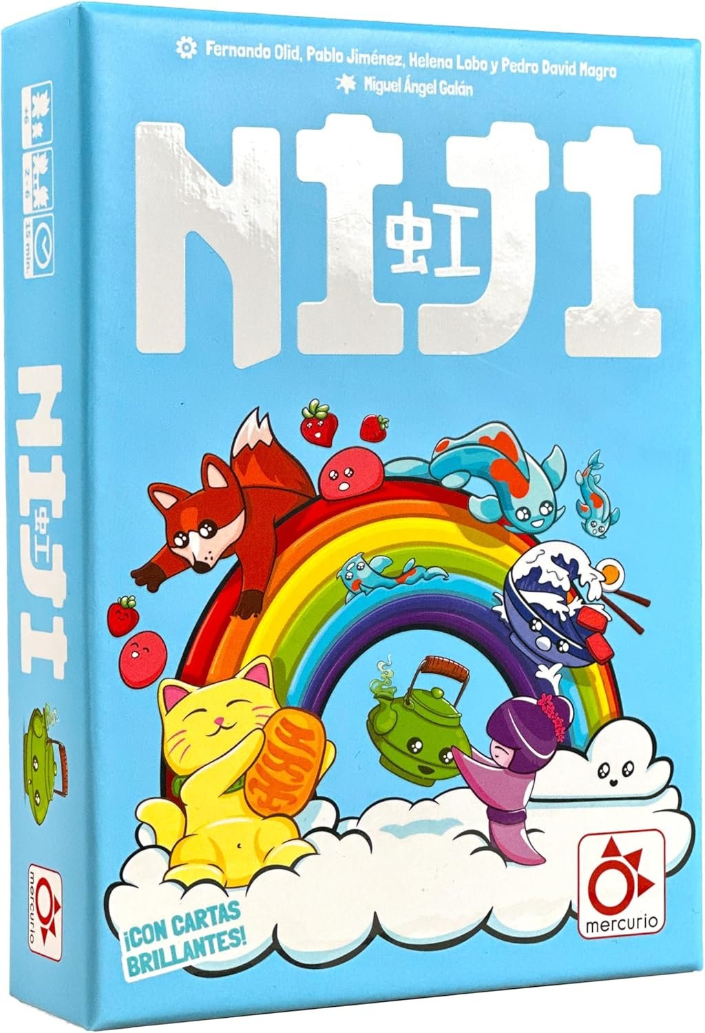 NIJI - Juego de Cartas Educativo para Niños | Juego de Mesa Colorido y Divertido | Desarrollo Cognitivo y Creatividad | Juego de Cartas para Familia | Regalo Educativo para Pequeños
