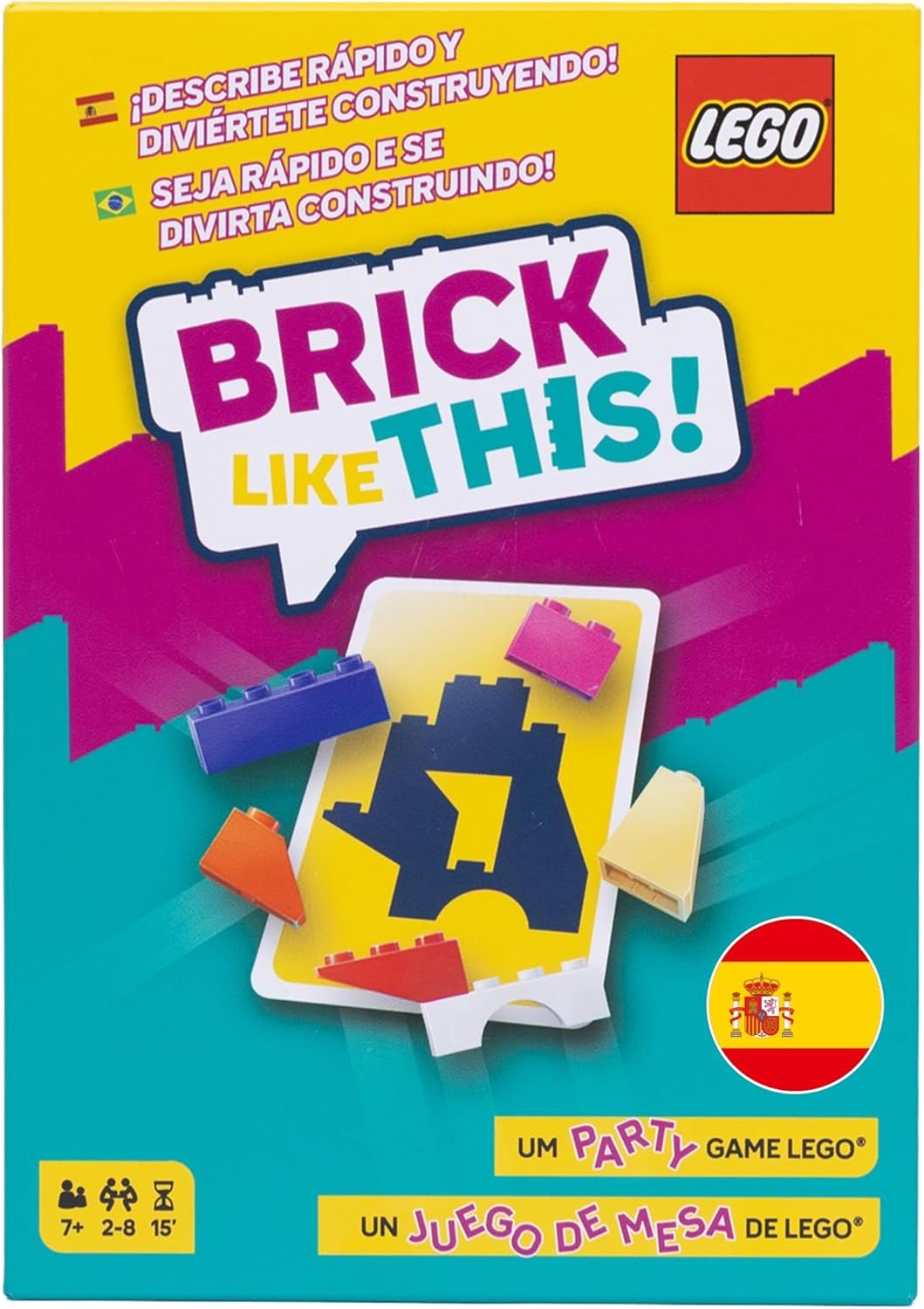 Asmodee ¡Brick Like This! El Juego Oficial de Lego - Party Game