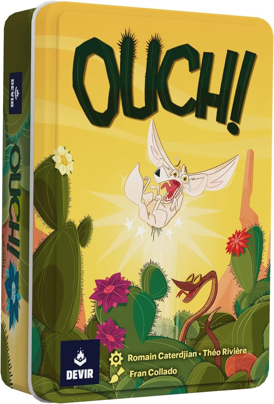 Devir - Ouch Lata, Juego de Cartas, Juego Fácil, Pequeño y Portátil, Juego de Mesa de Viaje, a Partir de 5 Años (BGOUCLSP)