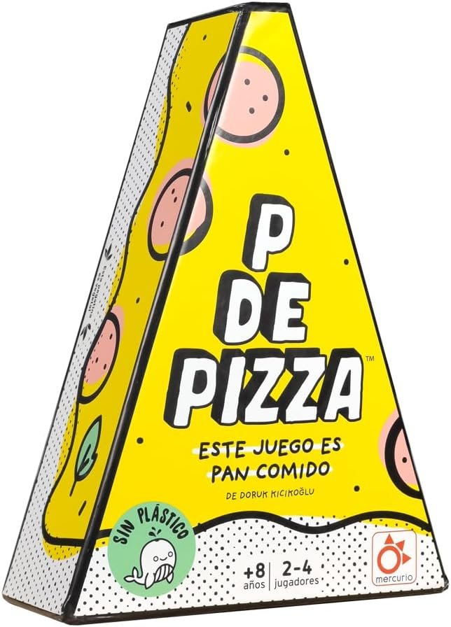 Mercurio - P de Pizza | Juego de Palabras Ágil y Divertido | Ideal para Fiestas y Reuniones | A Partir de 8 Años | para 2 a 4 Jugadores | Tiempo Aproximado 15 Minutos