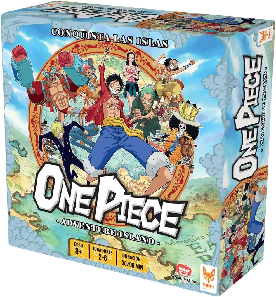 Topi Games One Piece: Adventure Island, Juego de Mesa, A Partir de 8 Años