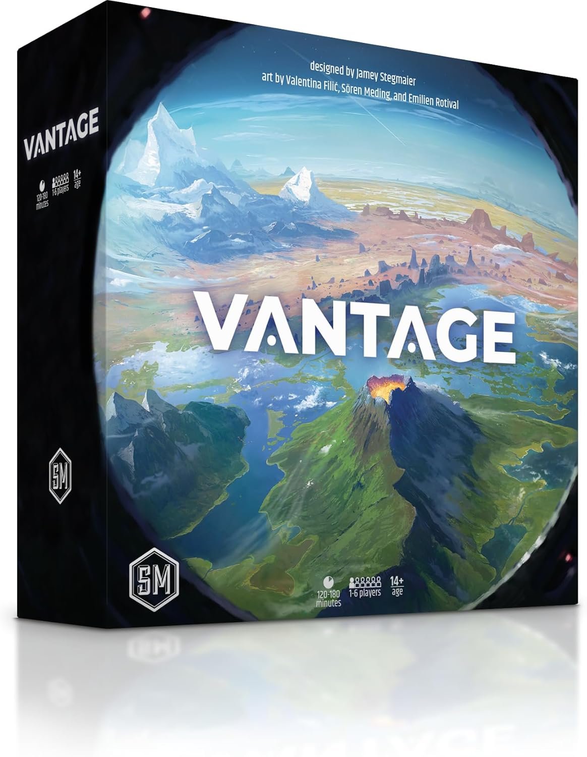 Stonemaier Games | Vantage | Juego de Mesa cooperativo Open World | A Partir de 14 años | 1 a 6 Jugadores | Tiempo de Juego de 120 a 180 Minutos