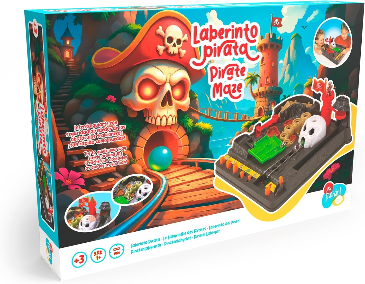 TACHAN - Juego de Mesa - Laberinto Pirata - +3 (CPA Toy Group 741T00979)
