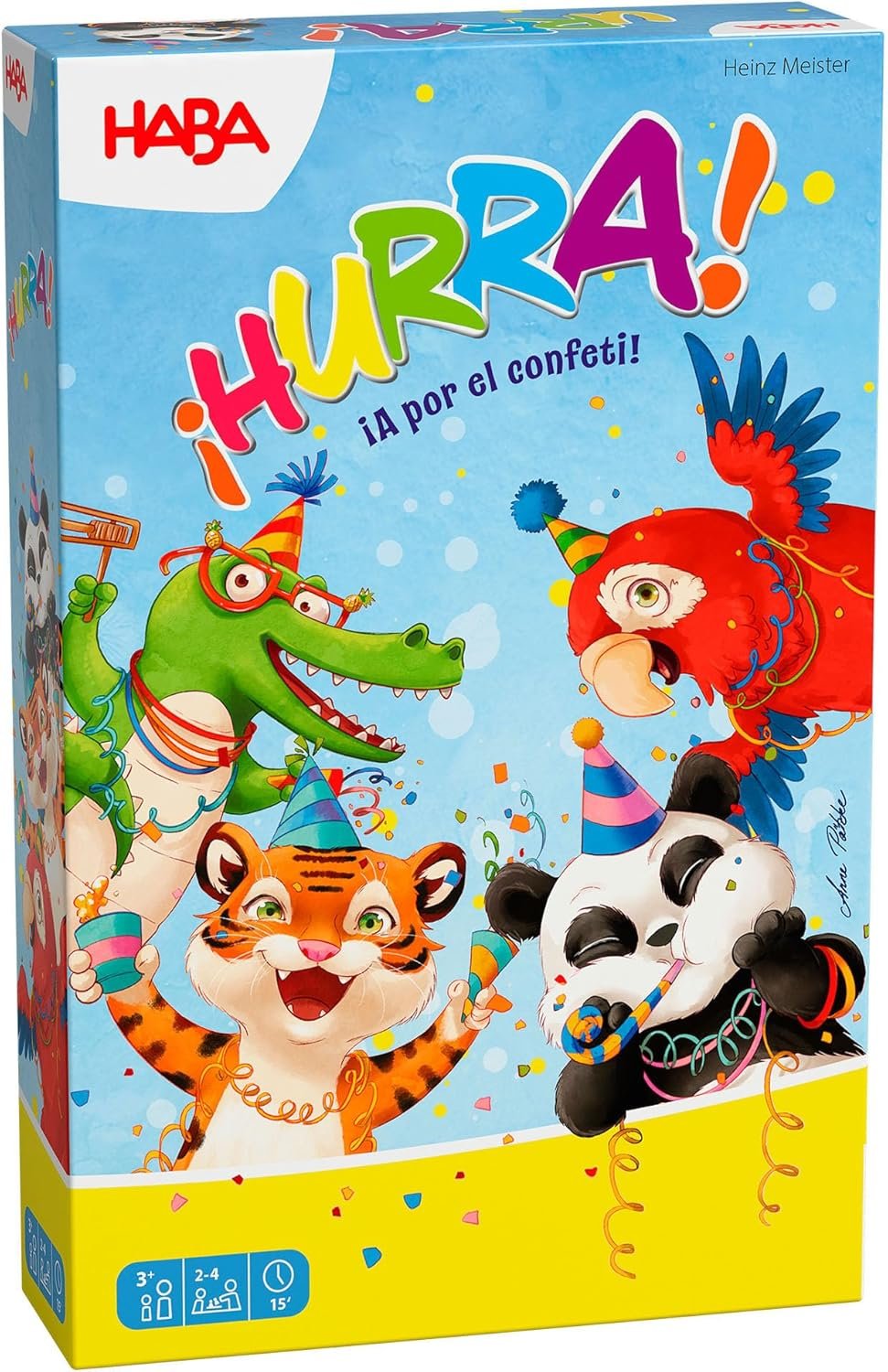 HABA 2012214002 - ¡HURRA!, Juego Infantil de Mesa de clasificación. Más 3 años