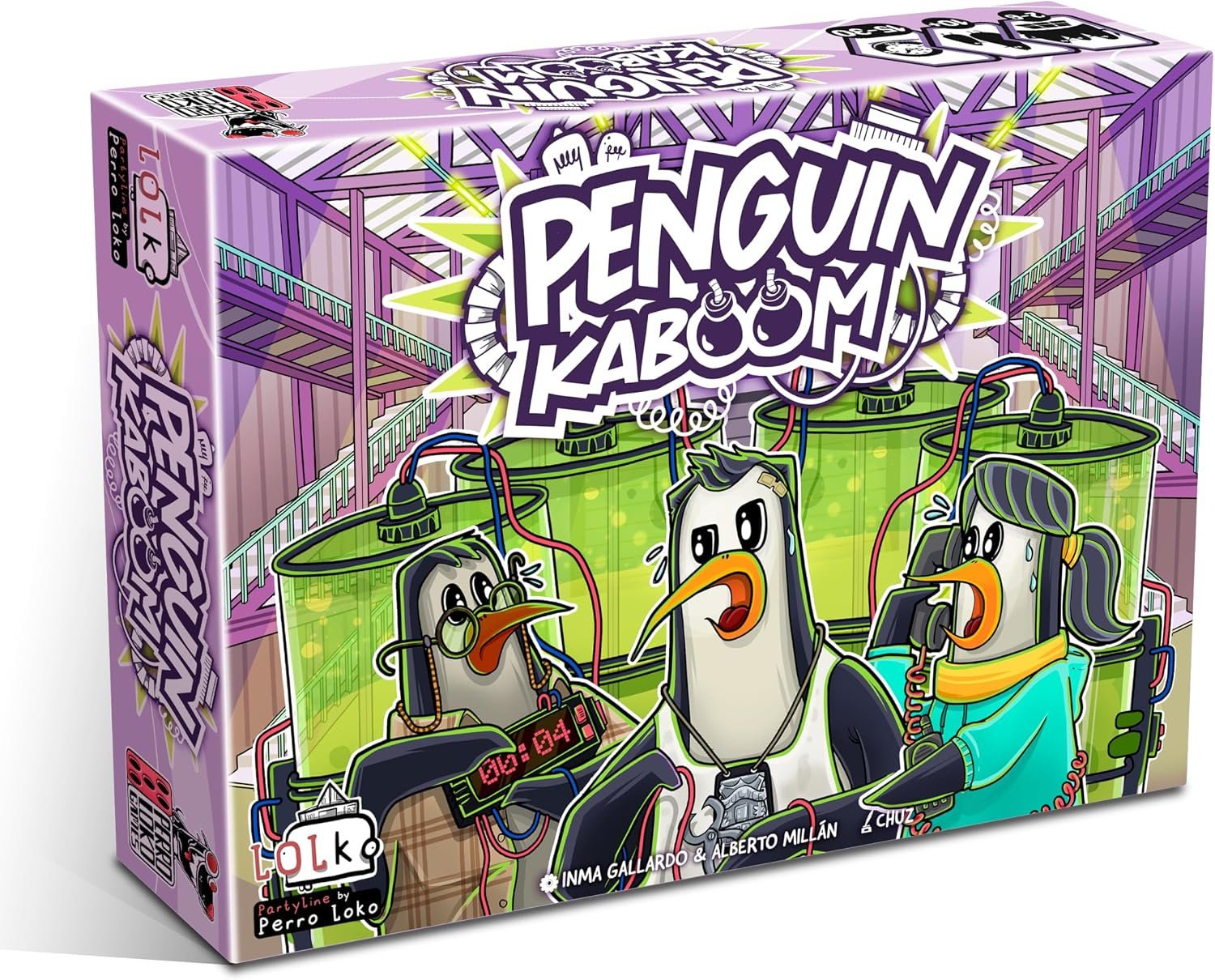 Penguin Kaboom – Juego de Mesa Cooperativo Familiar | 2 a 6 Jugadores, 1 campaña rejugable | Party Game con Dados para Niños y Adultos
