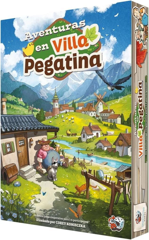 Asmodee Aventuras en Villa Pegatina, Juego narrativo cooperativo Legacy