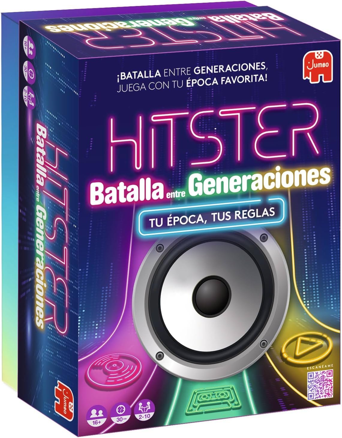 Hitster Batalla Entre Generaciones, Juego de Mesa Musical para Adultos (ES)